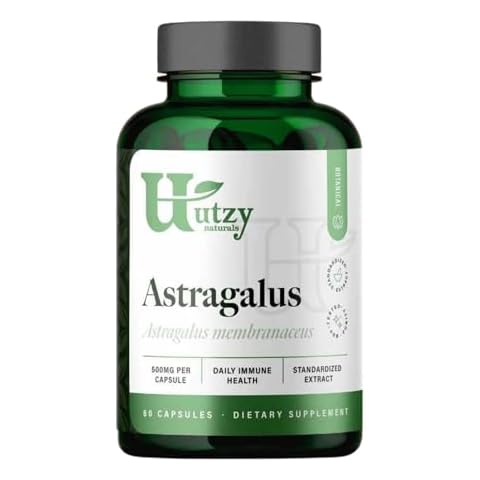 Utzy Naturals Astragalus Capsules Cover