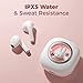 Miffy Bluetooth 5.3 Earbuds-Pro - IPX5 Waterproof, Touch Controls, Adorable Reusable Miffy 3D Iron Box Packaging.(Pink)