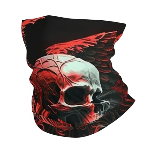 Balaclava Pañuelo Cubrebocas Cuello Calavera Ángel Dios Esqueleto Rojo Pañuelo para Mujer y Hombre Mascarilla para Motocicleta Ciclismo Esquí Fiesta miniatura 1