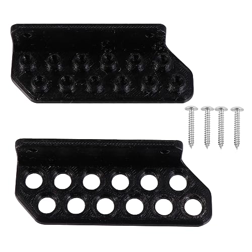 BRIGHTFUFU 1pair Wall-Mounted Arrow Rack Display Holder for Archery Self-Adhesive Storage Organizer for Arrows Easy Installation Rest for Efficient Arrangement