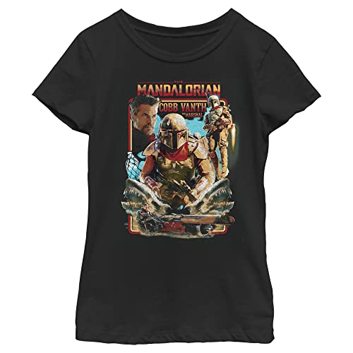 The Mandalorian Girl's Star Wars Cobb Vanth Poster T-Shirt