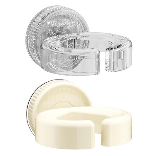 Ghjkldha Support de sèche-cheveux à ventouse, sans perçage, support mural compact, 5,9 x 9,9 x 7,9 cm, crochet de rangement résistant à l'humidité, pour salle de...