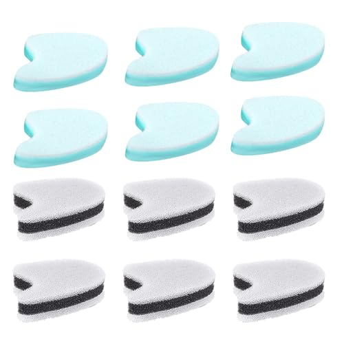 YXCCSE 12 Pack Foam Toe Separators for Women and Men, Breathable Foam Toe Spacers for Overlapping Women Men Relief Friction Hammer and Prevent Corn