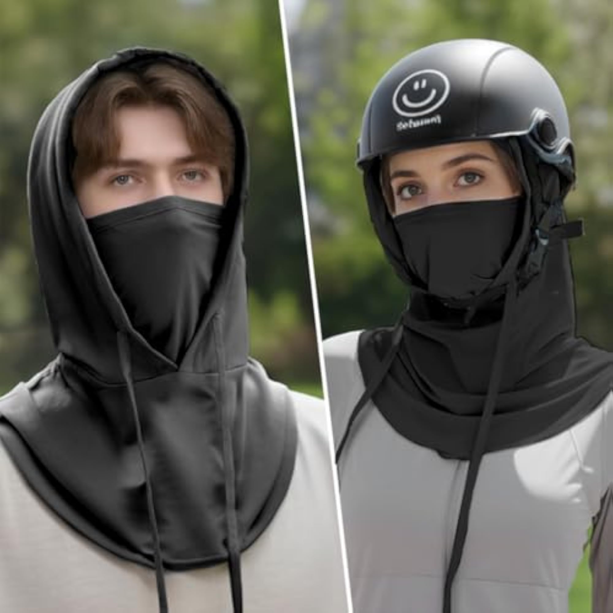 UPF 50 3 in 1 Balaclava Sun Hood Face Mask Neck Gaiter