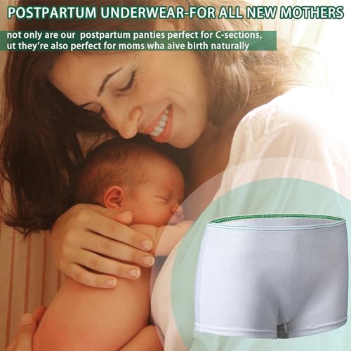 Cutecrop 30 Pcs Disposable Mesh Postpartum Underwear Women Panty Breathable Maternity Underwear Care Stretchy Panties (S-M) - Thumbnail 5