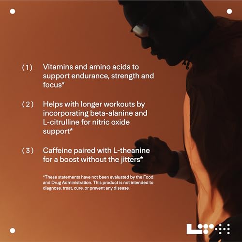 Image of LTH Pump Pre-Workout - Delicious Drink Powder - with L-Theanine & L-Citrulline - Supports Metabolism, Stamina & Focus - Dark Cherry, 40 Servings