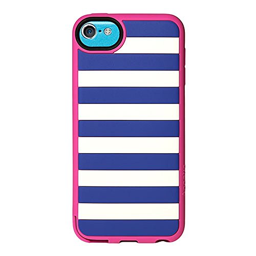 Agent 18 StripeVest Silicone Case for iPod touch 5G - Blue/Pink