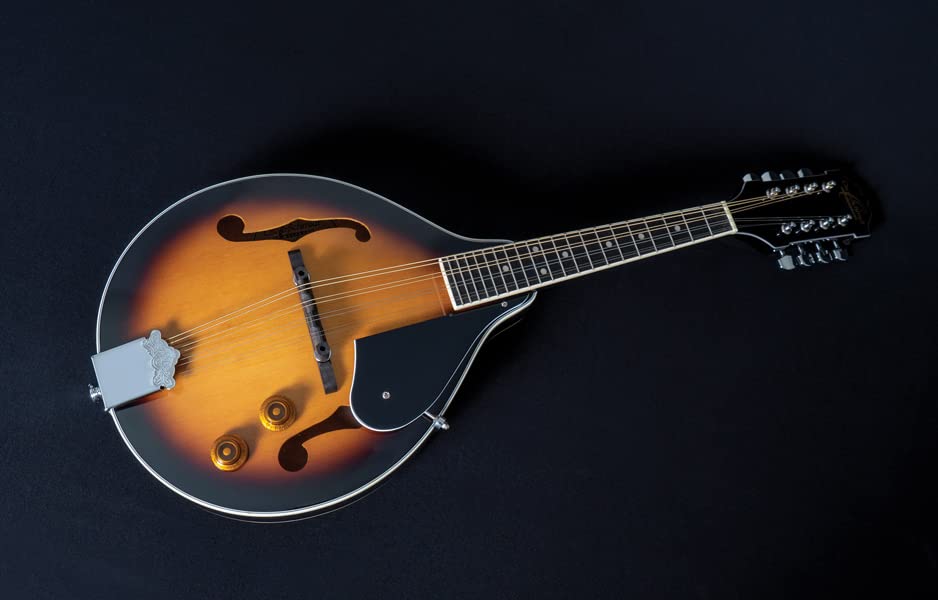 Oscar Schmidt OM10E A-Style Spruce Top Acoustic-Electric Mandolin - Tobacco Sunburst - Image 2