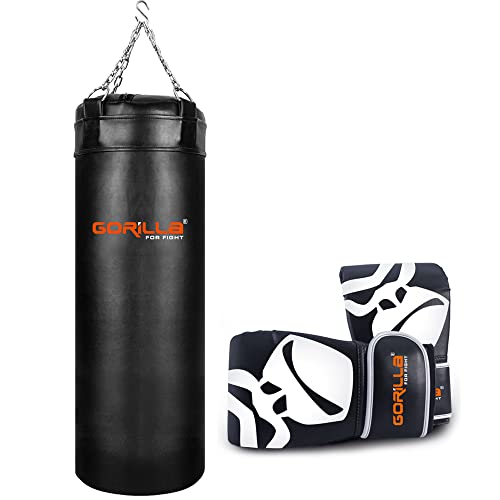 Saco De Pancada Boxe Profissional Boxe 70 Cm Luva Bate Saco Pro Adulto Muay Thai Gorilla Agilidade (