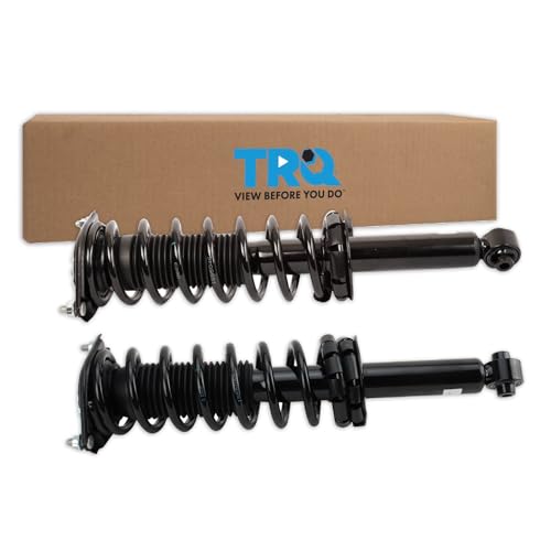 Image of TRQ Rear Shock & Spring Assembly Set Compatible with 2018-2020 Subaru Crosstrek