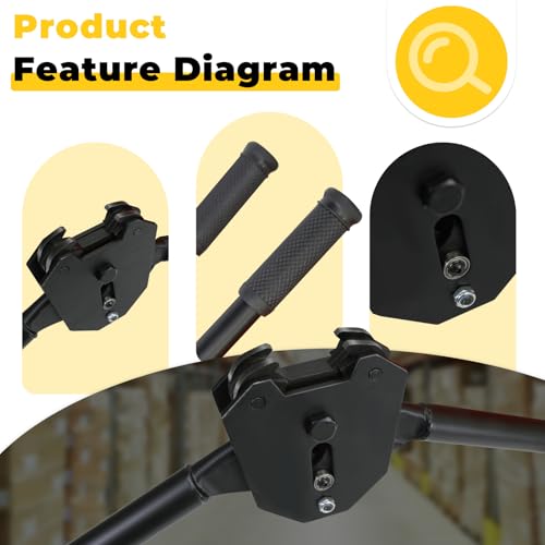 Image of Strapping Sealer /Crimper for 1 1 /4 inch Steel Strapping Band Manual Banding Tool with 19 inch Extended Handle