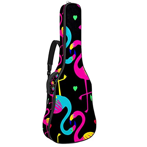 Housse guitare 106 cm réglable pour protéger et transporter facilement votre folk ou basse