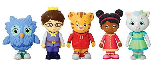 Daniel Tiger's Neighborhood - Friends Figure Set (5-Pack) – 2.5” Poseable Figures for Pocket-Sized Play – Ages 3+