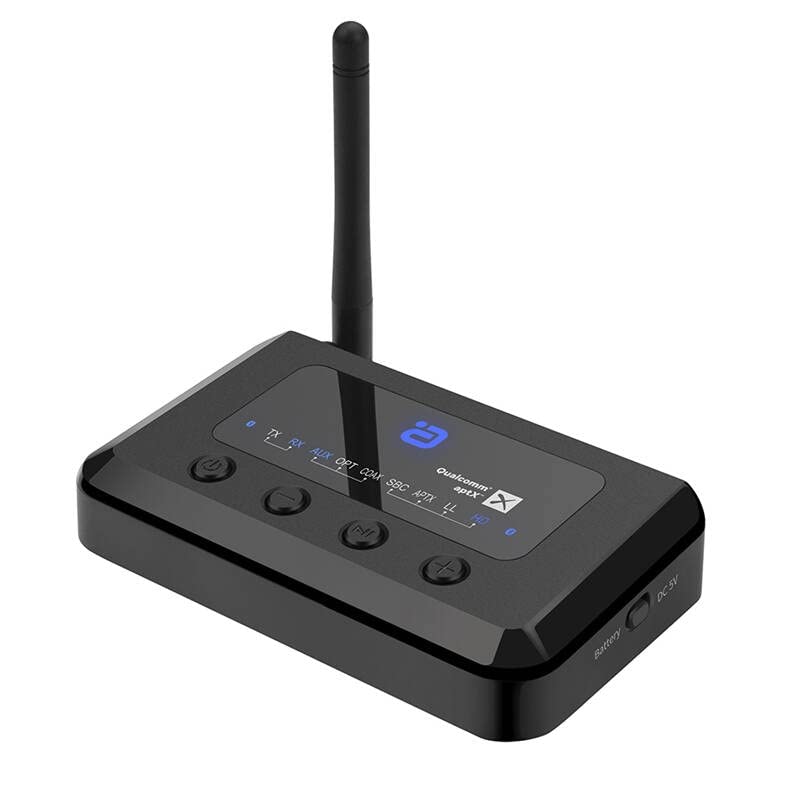 Etzin MR265 Bluetooth 5.0 HD Audio Receiver Transmitter AptX LL/HD 2-in-1 Audio Receiver Adapter for TV Optical Coaxial Wireless Bluetooth 5.0 HD Audio Adapter for TV/Speakers 3.5M-(EPL-855WA)-image-49
