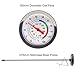 Candle Thermometer for Candle Making - DIY Wax Candle Making Supplies - Ideal Candle Making Thermometer with Clip and 175mm Stainless Steel Probe