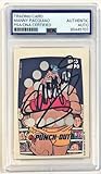 1989 Topps Nintendo Punch Out Manny Pacquiao Signed Auto Trading Card #7 PSA DNA - Autographed Boxing Cards