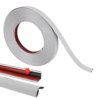XLSBZ Gouden sierlijsten zelfklevend, 10 m flexibele buigstrip PVC eindstrips zelfklevend plafondlijsten muur tegelrand en hoekdecoratie - schaal en plak (goud XLSBZ Gouden sierlijsten zelfklevend, 10 m flexibele buigstrip PVC eindstrips zelfklevend plafondlijsten muur tegelrand en hoekdecoratie - schaal en plak (goud