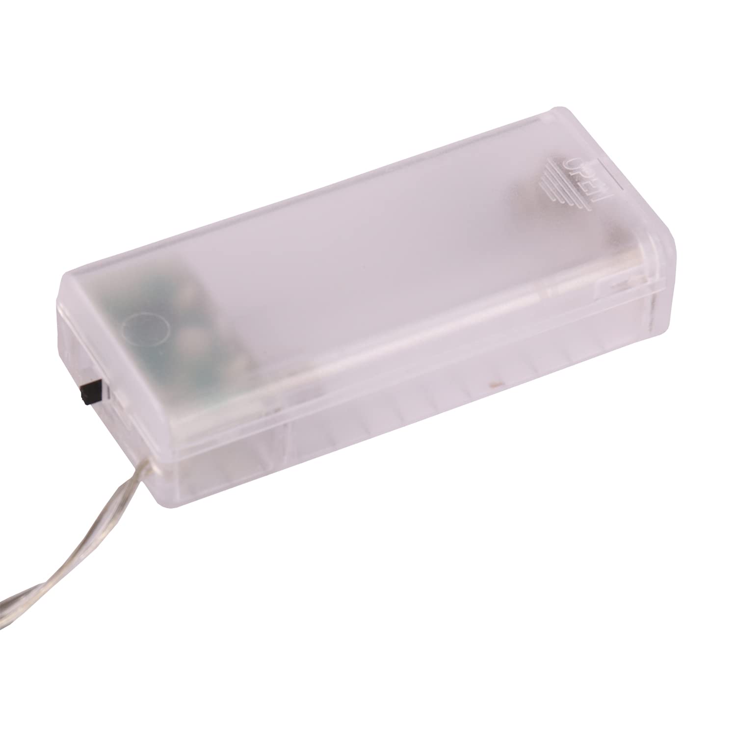 Guirlande lumineuse en forme de pomme de pin (lumière blanc chaud), 7 mètres de long avec 50 LED, idéale pour les jardins et les décorations de fêtes