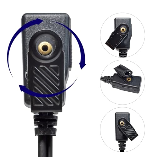 Pinganillo para Motorola CP040 y DP1400 auriculares con forma de D en pack de 10 unidades 3
