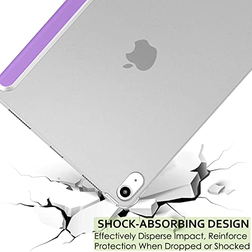 Image of DuraSafe Cases for iPad 8.3 Inch Mini 6th [ Mini 2021 6 Gen ] A2567 A2568 A2569 MK7M3HN /A MLWL3HN /A MK7R3HN /A MK7P3HN /A MLWR3HN /A MK7X3HN /A MK7V3HN /A MK893HN /A MLX43HN /A Smart PC Cover - Purple