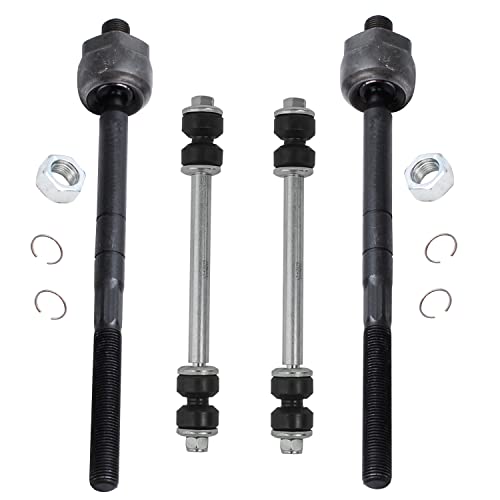 Image of Detroit Axle - 12pc End Kit for 1998-2001 Ford Explorer Mercury Mountaineer 1999 2000, Front 2 Upper Control Arms w /Ball Joints 2 Lower Ball Joints 4 Tie Rod Ends 4 Front Rear Sway Bars Replacement