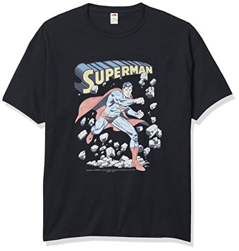 T-shirt homme DC Comics Smash haut col rond pour un cadeau d'anniversaire original