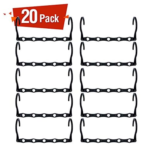Pretigo Hangers Space Saving Closet Space Saver Magic Hangers 20 Pack Multi Space Saving Hangers Closet Organizer