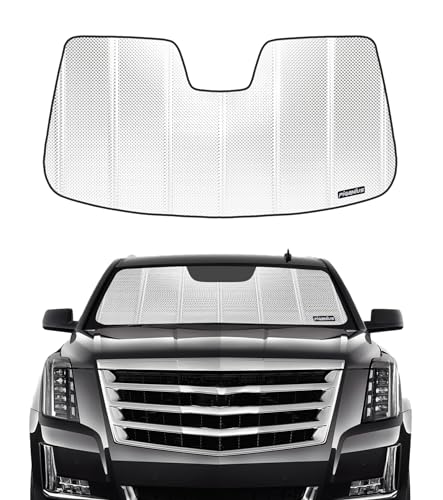 Pigenius Windshield Sun Shade for Chevy Tahoe Suburban 1500 3500HD 2015-2020, GMC Yukon/Yukon XL...