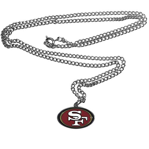 Image of Siskiyou Sports NFL San Francisco 49ers Chain Necklace Women's, One Size, Team Colors