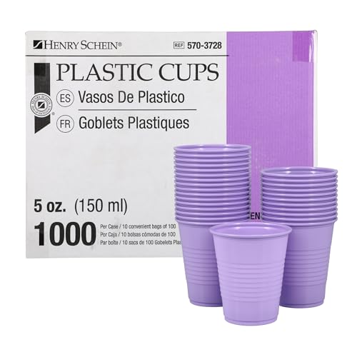 Henry Schein 1000 Plastic Lavender...