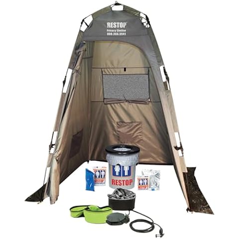 RESTOP™ RS2004-HS Personal Lavatory System w/NEMO Helio Shower Cover