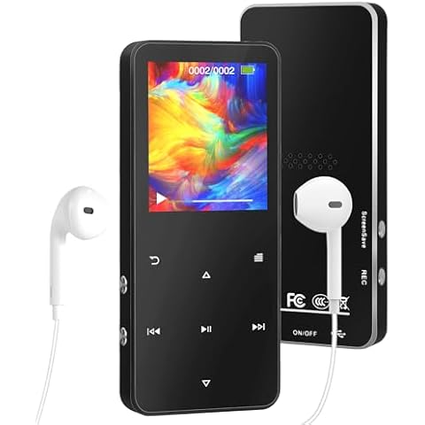 Lecteur MP3 32Go Bluetooth 5.2, Lecteur Musical Portable Cover