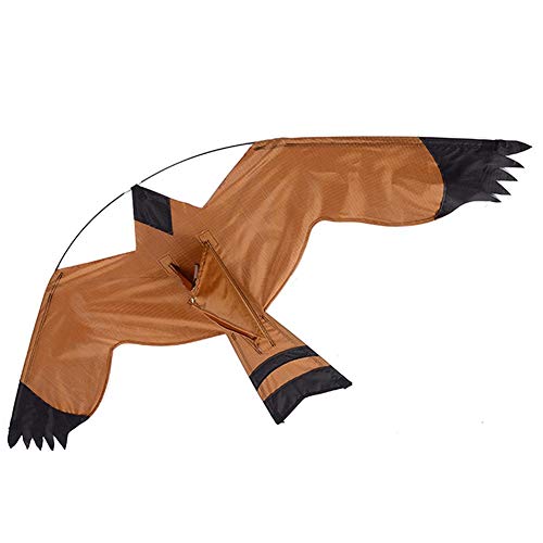 Sunneey Effaroucheur Forme Rapace Volant, Manches à Air Cerf-Volant Grand Faucon Jardin Effaroucheur Agricoles Oiseau