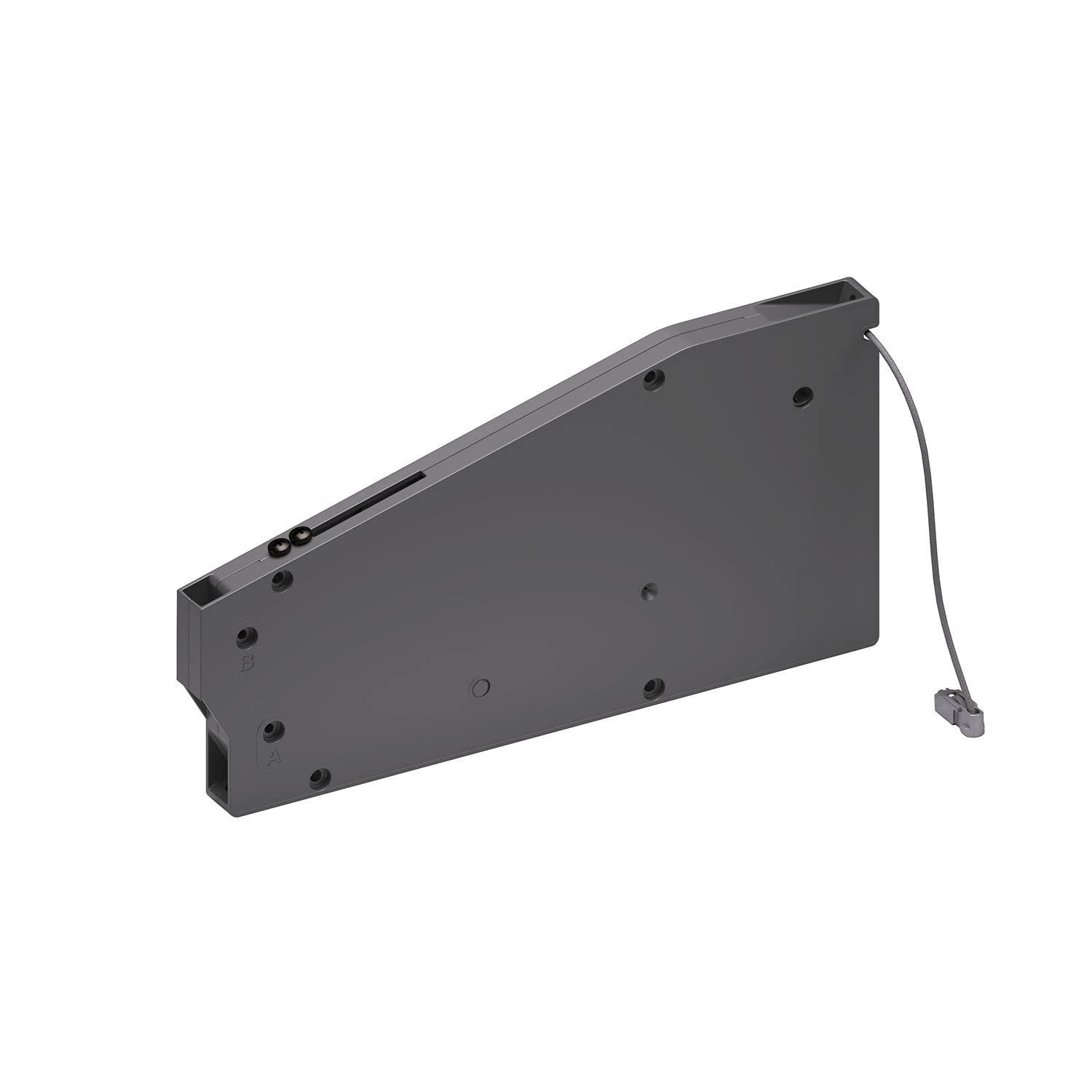 Bremsklappenhalter KIARO S mit Seil, Kunststoff anthrazit