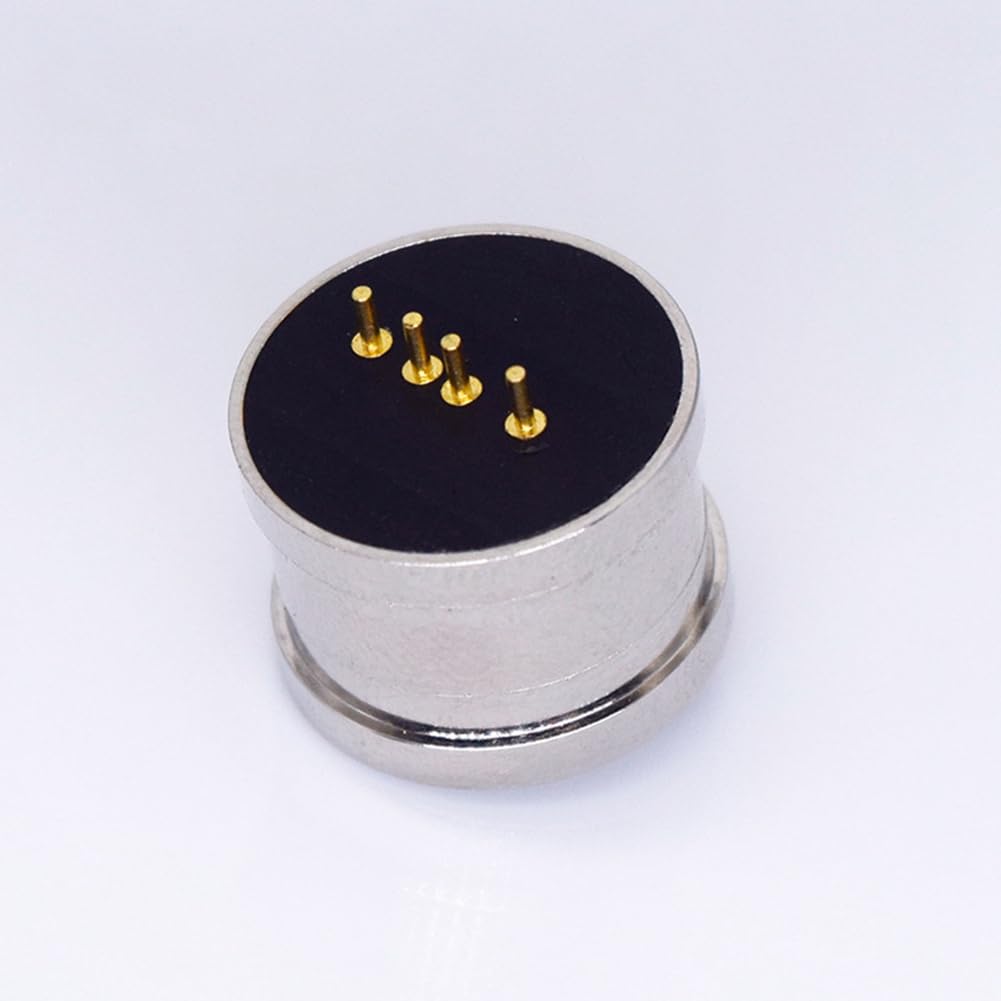 10 Paar magnetische Pogo-Pin-Anschlüsse, rund, 4-polig, 360 °, mit Saugnapf, wasserdicht und magnetischer Ladeanschluss