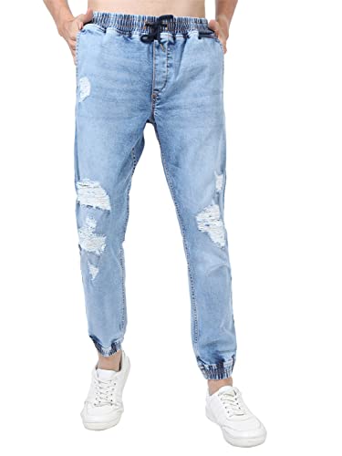 Image of Ketch Men's Stretch Fit Mid Rise Jogger Mid-Rise Jeans (Stretchable)