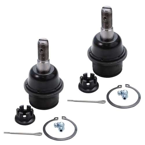 Image of Detroit Axle - Front End Control Arms Kit for Chevy Trailblazer SSR GMC Envoy Buick Rainier Saab 9-7x Isuzu Ascender Bravada, 2 Upper Control Arms 2 Lower Ball Joints Replacement