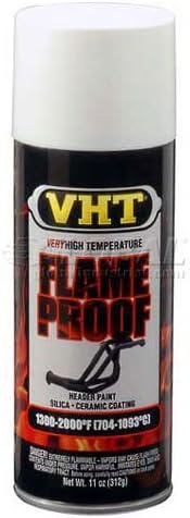 Vht Extreme High Temperature Coating Flat White 11 Oz. Aerosol - Lot of 6