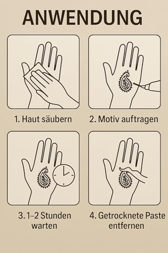 Golecha Farbe Schwarz und Rot (Cherry) - Golecha Farbsatz- Ideal für Tattoo Designs - Schneller Effekt - Lippen-Make-up - Ohne Ammoniak, PPD - 4 Kegel à 25 g