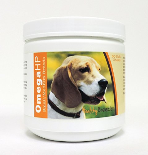 Image of Healthy Breeds Beagle Omega HP Fatty Acid Skin and Coat Support Soft Chews 60 Count