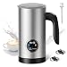 Produktbild PARIS RHÔNE Milchaufschäumer Elektrischer, 4-in-1 Mit Griff, 300ml Induktion, Antihaftbeschichtung, Kabellos  Für Heißen & Kalten Milchschaum Sowie Warme Milch, Silber