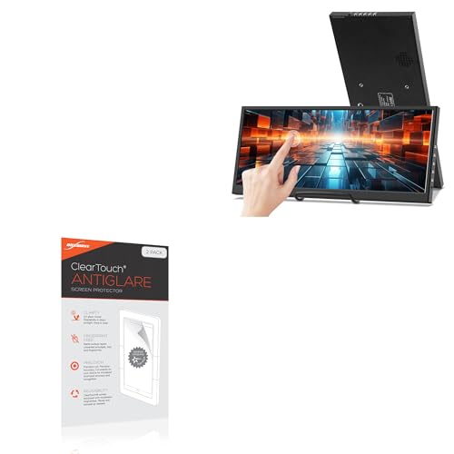 BoxWave Screen Protector Compatible with Prechen HD-123 (12.3 in) - ClearTouch Anti-Glare (2-Pack), Anti-Fingerprint Matte Film Skin