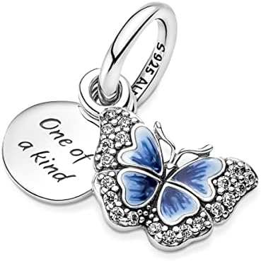 Charm colgante Pandora 790757C01 Mariposa azul