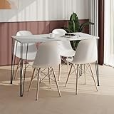 Con i suoi 73 cm di altezza, il tavolo si adatta perfettamente alla sala da pranzo, alla cucina o come elegante scrivania nel vostro ufficio – offre sempre comfort ed eleganza!