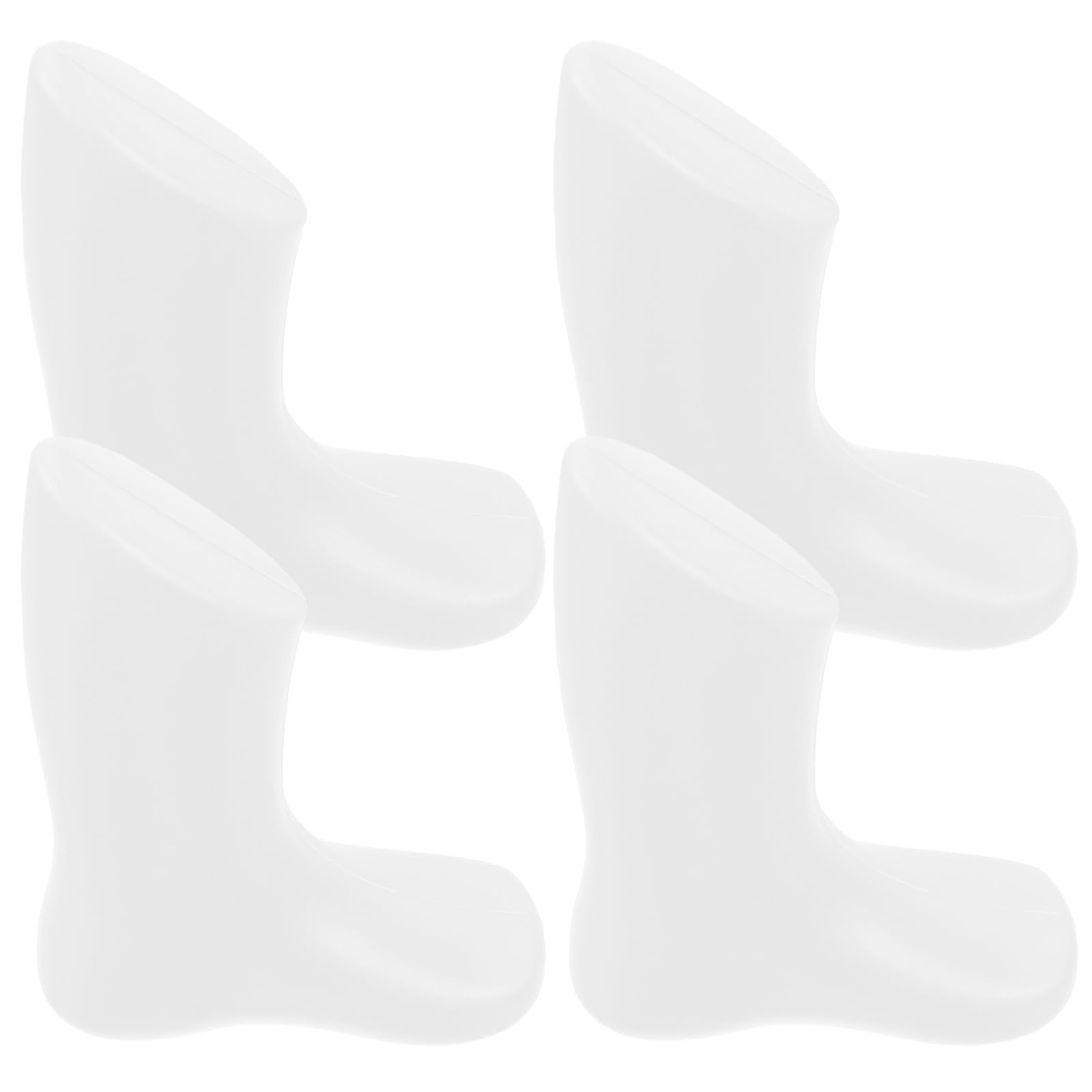 Maniquí infantil de pies blancos POPETPOP de 11cm para exhibir calcetines en tiendas pack de 4