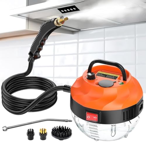 �X�`�[���N���[�i�[ �|�[�^�u��2500W�X�`�[���N���[�i�[ 3BAR ���C���� 105 �� �ō����x 1000ml��e�ʐ��^���N �������b�h��3��ނ̃m�Y���t�� �ƒ�A�L�b�`���A�o�X���[���̑|���Ə��ł�
