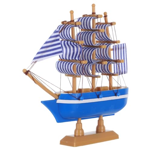 Cabilock Mediterranean Cake Topper, Graduation Season Sailboat Cake Decoration, Unique Nautical Boats Model Cake Ornament for Birthday Wedding Summer Party