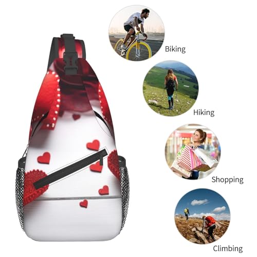 Bolso Cruzado de Pecho Handmade Hearts para Hombre y Mujer miniatura 6