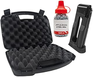 Sіg Sauer P365 BB Air Pistol Magazine (Only Mag; No Air Pistol) with Wearable4U 1500 BBS and Hard Case Bundle