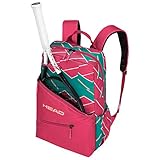 HEAD Unisex – Erwachsene Women's Backpack pink/Green Tennistasche, PKGE, Einheitsgröße